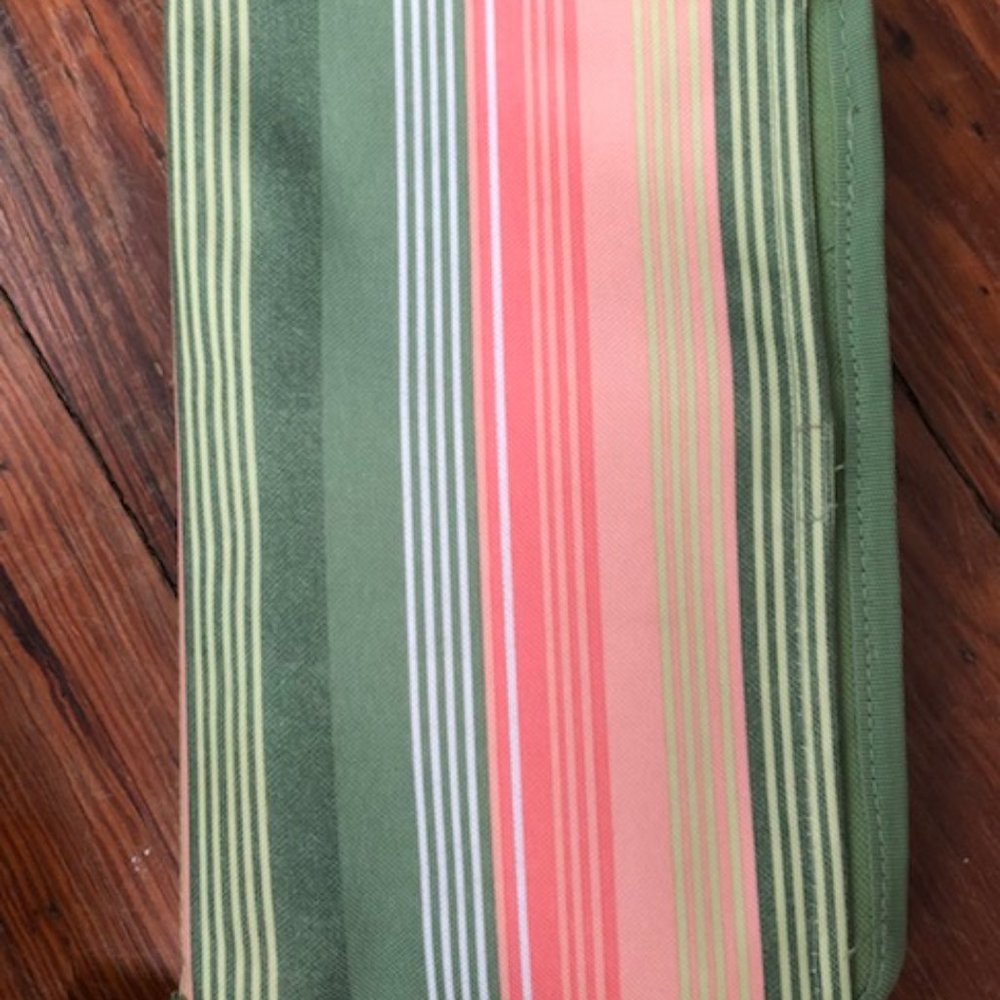 ThirtyOne Get Creative Zipper Pouch - Sunlight Stripe